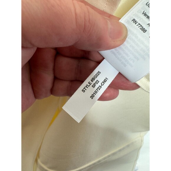 J.Crew Size 24 Cutout Puff Sleeve Sheath Dress In Cotton Twill Ivory Lined NWT - Picture 13 of 16